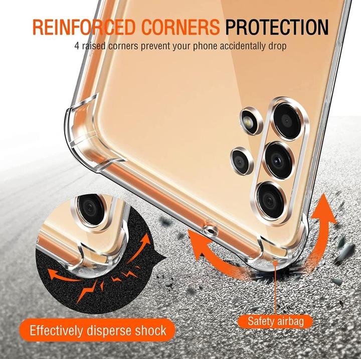 Actual product image Screenguard Crystal Soft Airbag Bumper (Samsung Galaxy A13)