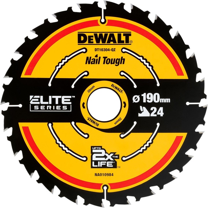 Image du produit DeWalt KSB 190x30 24 WZ 18° pour DWE575K/576K DT10304