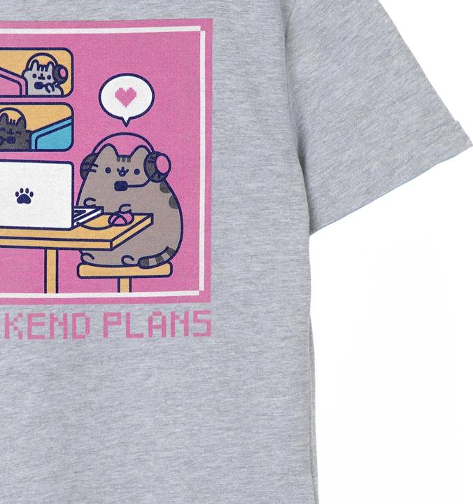 Produktbild Pusheen Weekend Plans TShirt Mädchen kurzärmlig (146, 152)