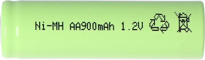 Actual product image XCell NiMH Akku Flat Top Mignon AA 900mAh Industrieausführung mit flachem Pluspol (AA, 900 mAh)
