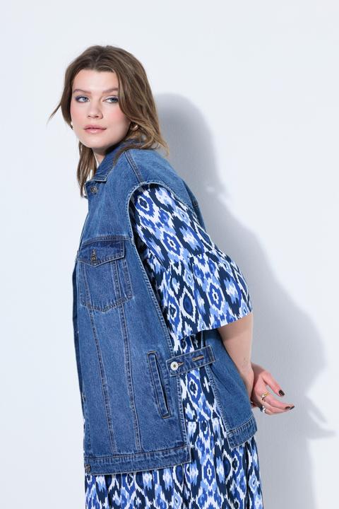 Produktbild Studio Untold Jeansweste, oversized, offene Seitennähte (58, 60)