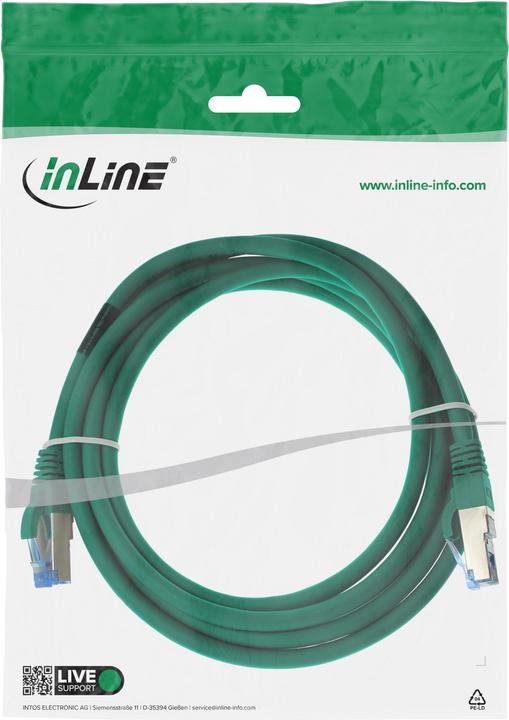 Produktbild InLine Patchkabel Cat.6A, S/FTP (PiMf), 500MHz (S/FTP, CAT6a, 2 m)
