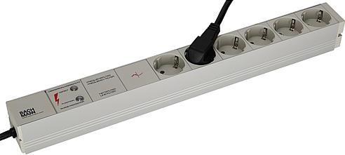 Produktbild Bachmann Verlängerungsschnur (Rack (6x, CEE 7/3, CEE 7/4, Typ 13, 2 m)