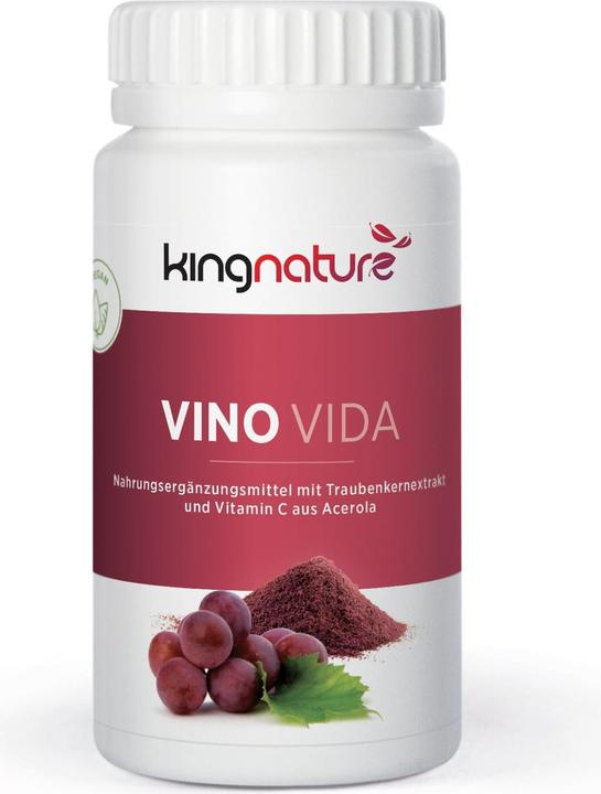 Produktbild Kingnature Vino Vida Kaps (90 Stück, Kapseln, 83 g)