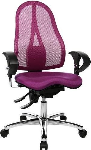 Topstar Chaise pivotante de fitness Sitness15 contact permanent violet