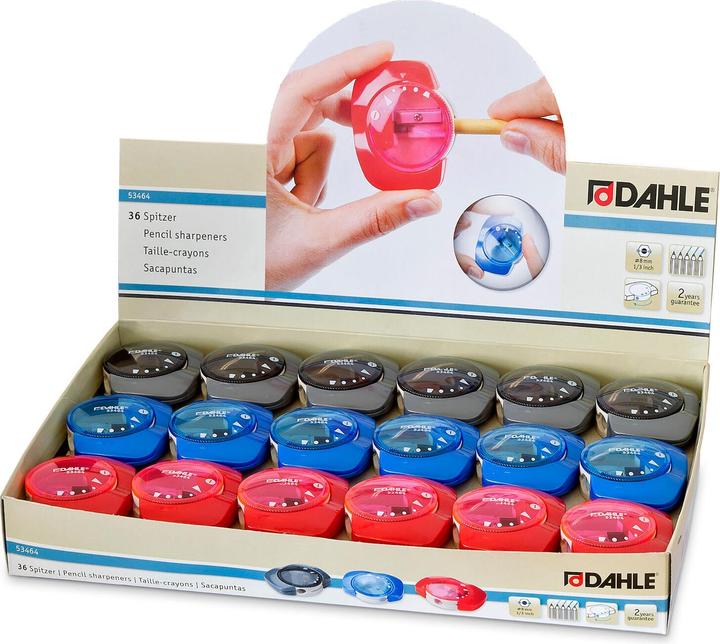 Produktbild Dahle Kunststoffspitzer 8mm DISPLAY ass.