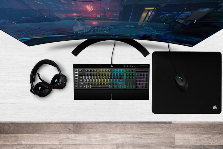 Actual product image Corsair K55 Pro (DE, Cable)