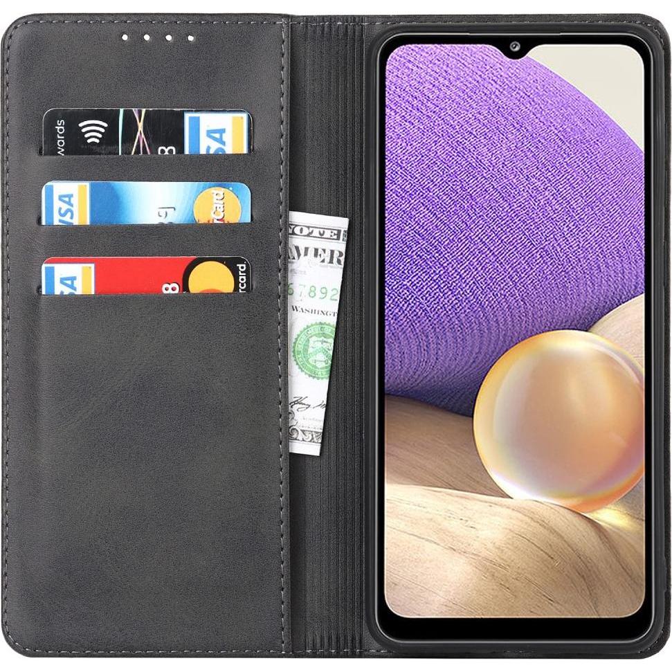 Thumbnail - Cover-Discount Galaxy A33 5G - Stand Flip Case Hülle schwarz (Samsung Galaxy A33 5G), Smartphone Hülle, Schwarz