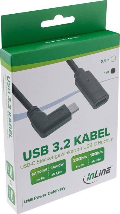 Produktbild InLine USB 3.2 Kabel (0.50 m, USB 3.2)