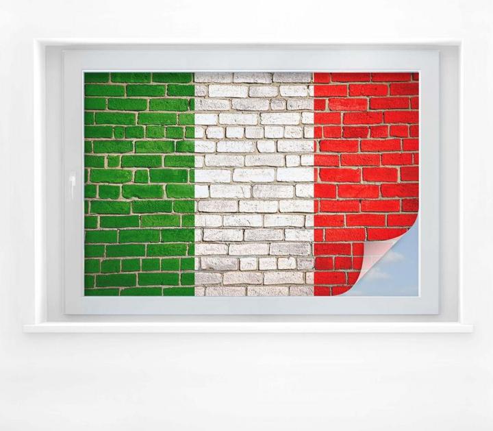 Actual product image Trenddeko Italian flag wall (140 x 90 cm)