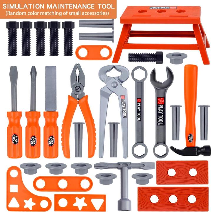 Actual product image Activity Board Children's modelling maintenance tools, electric drills, screws, tools