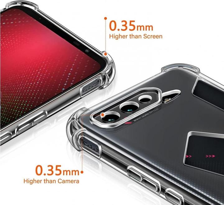 Immagine prodotto Screenguard Asus ROG Phone 5S Custodia Crystal Soft Airbag Bumper (Asus ROG Phone 5s)