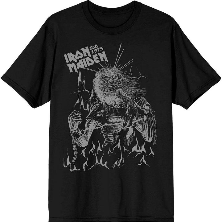 Immagine prodotto Iron Maiden Est. 1975 Life After Death Maglietta Fiamme Adulto Unisex (XL)