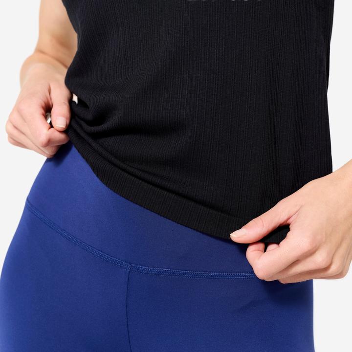 Produktbild Kimjaly Yogatop Damen elastisch - graphitschwarz (XL)