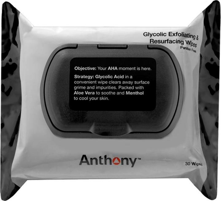 Produktbild Anthony Glykolische Peeling-Tücher (Reinigungstücher Gesicht, 30 ml)