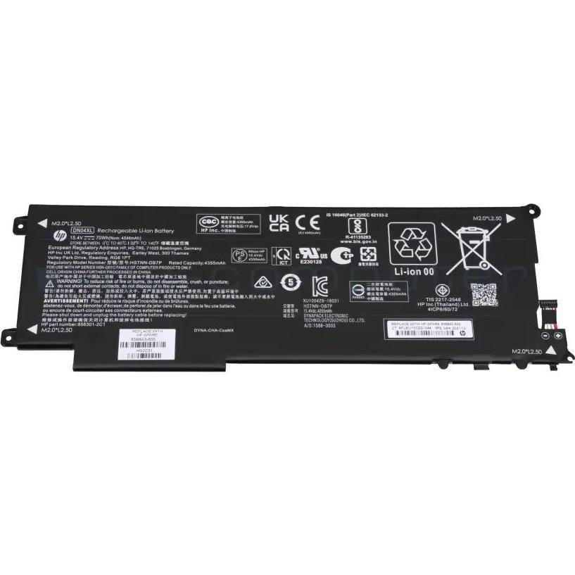 HP 4C Laptop Battery, 70Wh, 4.55Ah, Li-ion, DN04070XL-PL, DN04XL (4550 mAh), Notebook Akku