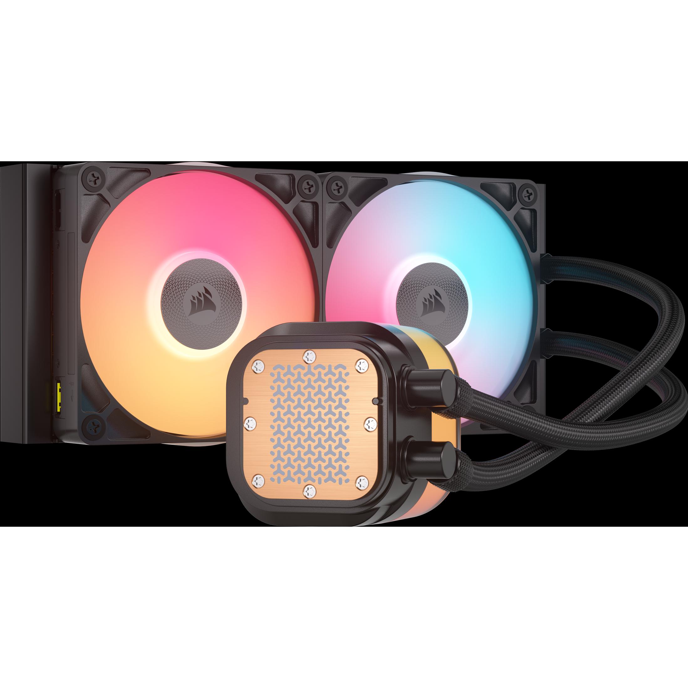 Thumbnail - Corsair iCUE LINK TITAN 240 RX LCD, CPU Wasserkühler, Schwarz