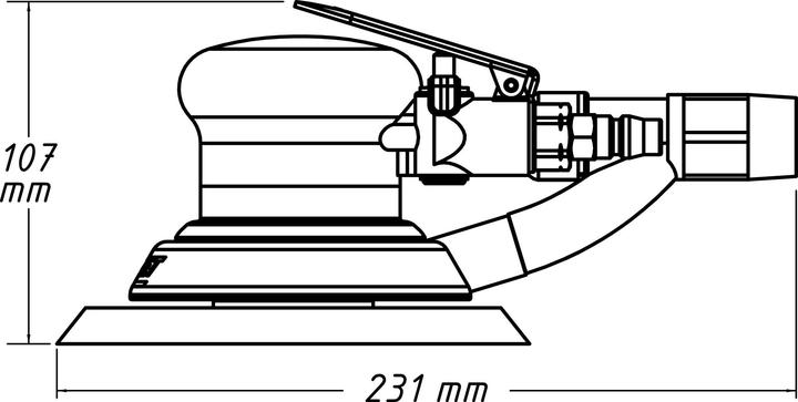 Produktbild HAZET Exzenterschleifer 9033-2 (Exzenterschleifer, 375 W)