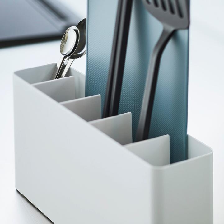 Actual product image Yamazaki Kitchen utensil and chopping board holder TOWER
