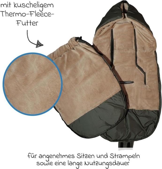 Produktbild Kaiser Baby Kaiser Thermo Fusssack Akiko, kaki/camel