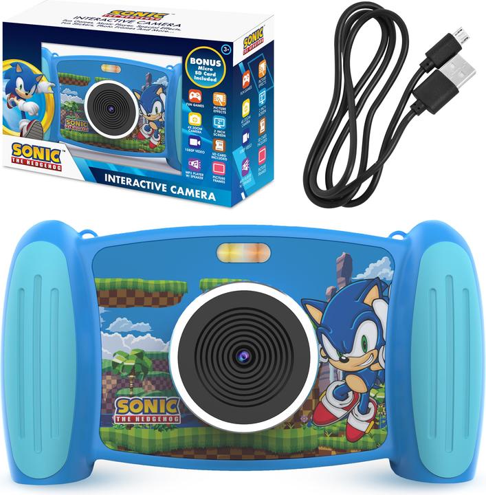 Actual product image Accutime Interactive camera Sonic (blue): 5MP photo, 1080p video resolution, 4x zoom, 5 funny fil