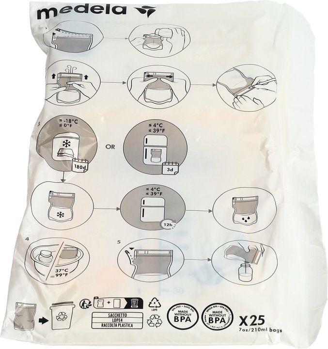 Produktbild Medela Easy Pour Muttermilchbeutel x25