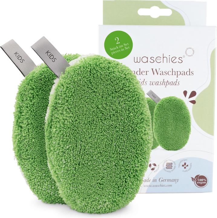 Immagine prodotto Waschies Kidsline - Waschpads für Babys und Kinder Grün Special-Edition