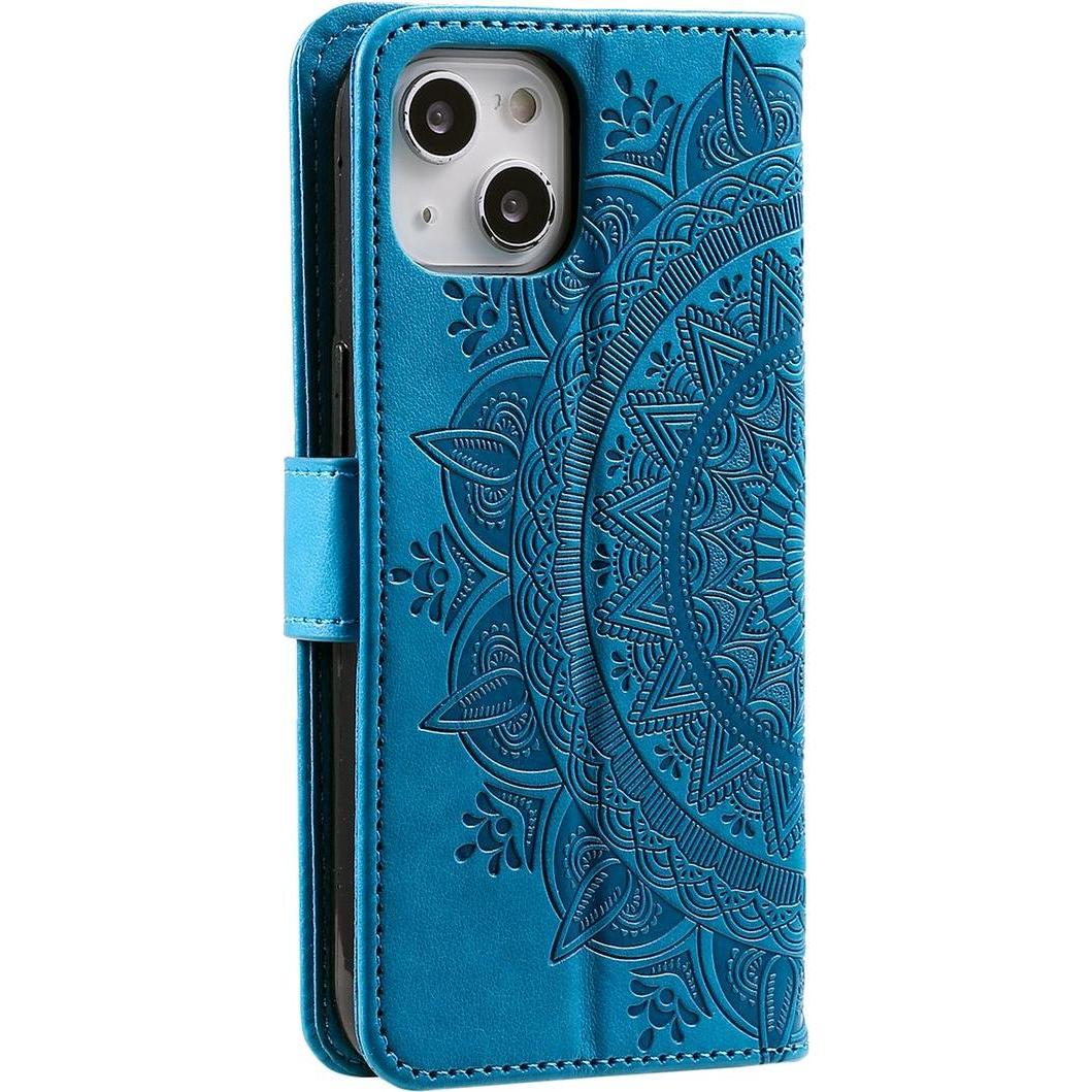 König Design Schutz Handy Hülle für Apple iPhone 15 Plus Case Cover Klapp Tasche Wallet Etuis (Apple iPhone 15 Plus), Sm...