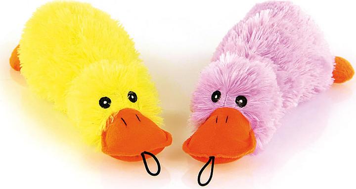 Produktbild Swisspet Plüsch-Ente 30cm mit Quietscher (Plüschspielzeug Hund)