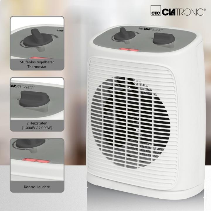 Image du produit Clatronic HL 3762 Indoor, Aérotherme d'intérieur électrique (2000 W)