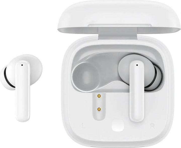 Produktbild QCY T13ANC bezdrÃ¡tovÃ¡ Å¡puntovÃ¡ sluchÃ¡tka s ANC, bÃ­lÃ¡ (ANC, 8 h, Kabellos)