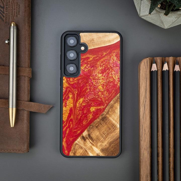 Actual product image INNE Bewood Unique case for Samsung Galaxy S24 Plus Neons Paris (Samsung Galaxy S24+)