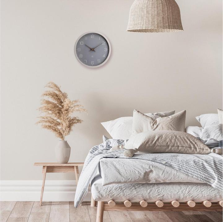 Produktbild Nextime Wanduhr Eco Ø 30 cm, Beige, Form: Rund (30 cm)