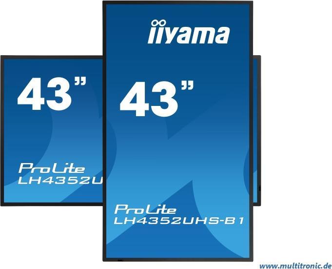 Produktbild iiyama LH4352UHS-B1 (3840 x 2160 Pixel, 42.50")