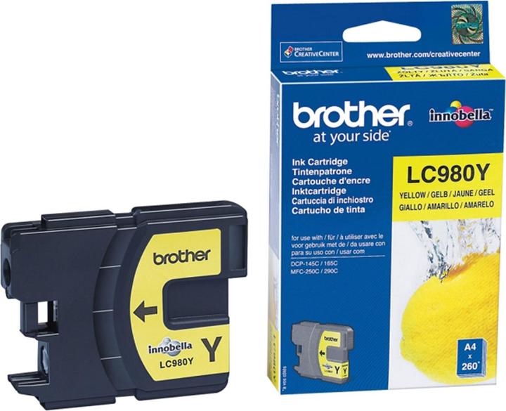 Actual product image Brother Lc-980y (Y)