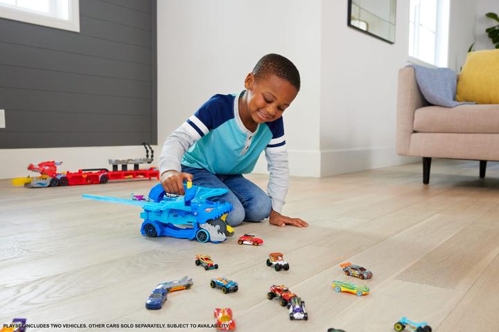 Produktbild Hot Wheels City Ultimativer 2-in-1 Drachen Transporter