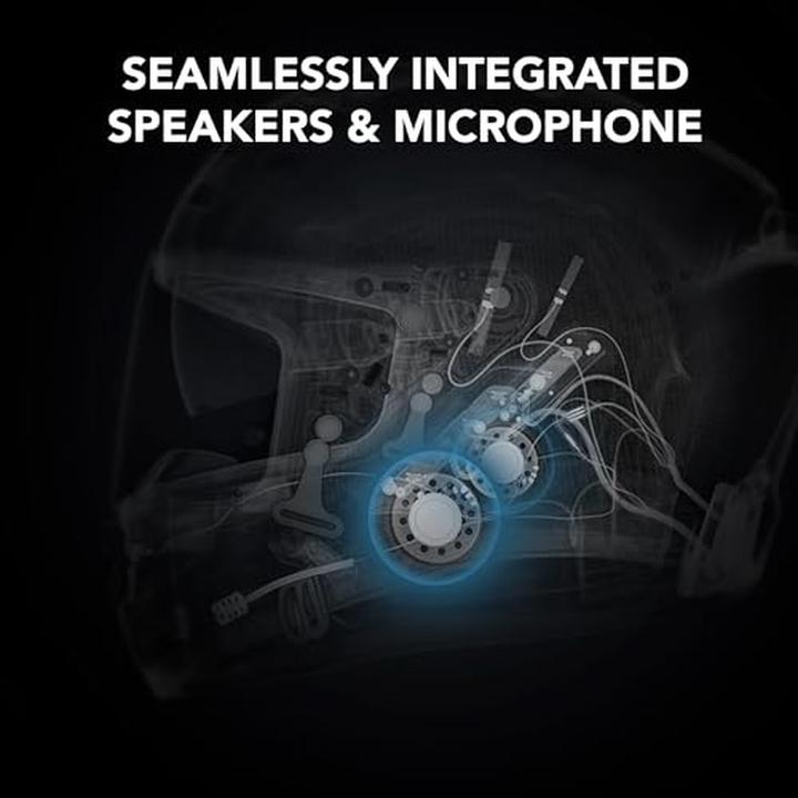 Actual product image Sena PHANTOM - Smart Motorrad-Integralhelm (ECE22.06) - schwarz glanz (XL) (XL)