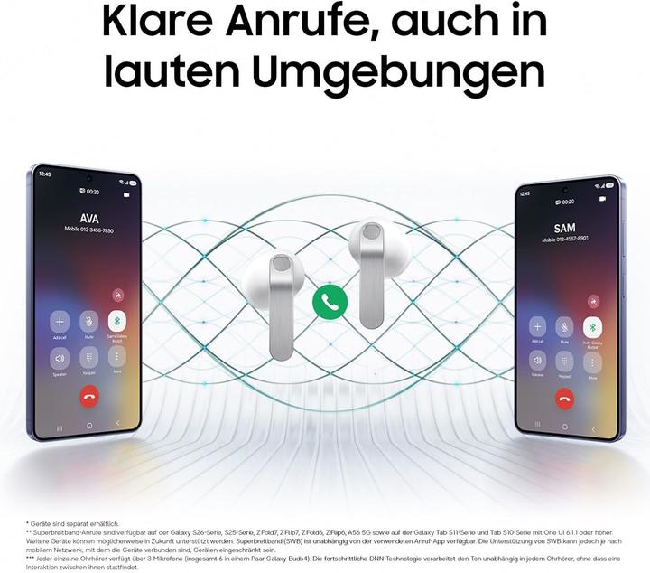 Produktbild Samsung Galaxy Buds4 (ANC, Kabellos)