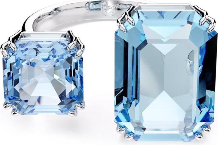 Image du produit Swarovski Millenia Bague ouverte taille octogonale bleue (58)