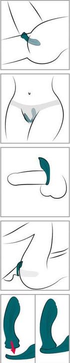 Immagine prodotto Couples Choice Vibratore RC 3 in 1
