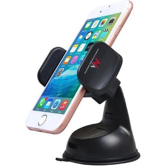 Maclean MC-737 holder Passive holder Mobile phone/Smartphone Black, Smartphone Halterung, Schwarz