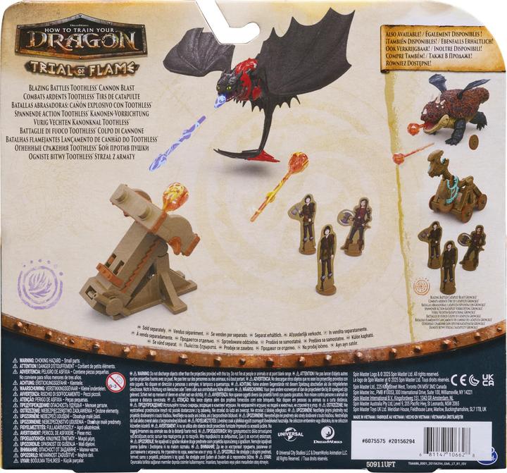 Actual product image DRAGONS Drachenzähmen leicht gemacht - Drachenkampf Spielset Ohnezahn mit Kanone