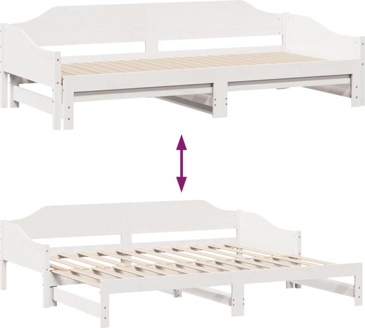 Actual product image vidaXL ausziehbares Tagesbett