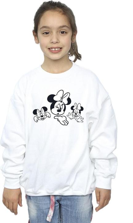 Produktbild Disney Minnie Mouse Three Faces Sweatshirt Mädchen (128)