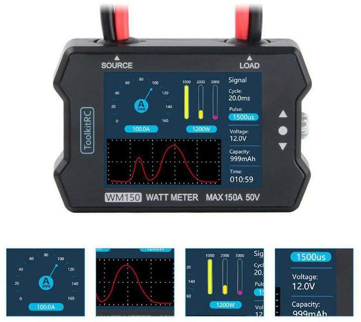 Produktbild Toolkitrc Akkutester WM150 Advanced Watt & Power Meter