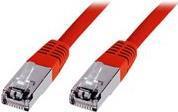 Immagine prodotto Digitus Cavo patch CAT 5e SF-UTP PVC AWG 26/7 lunghezza 5 m colore rosso (SF/UTP, CAT5e, 5 m)
