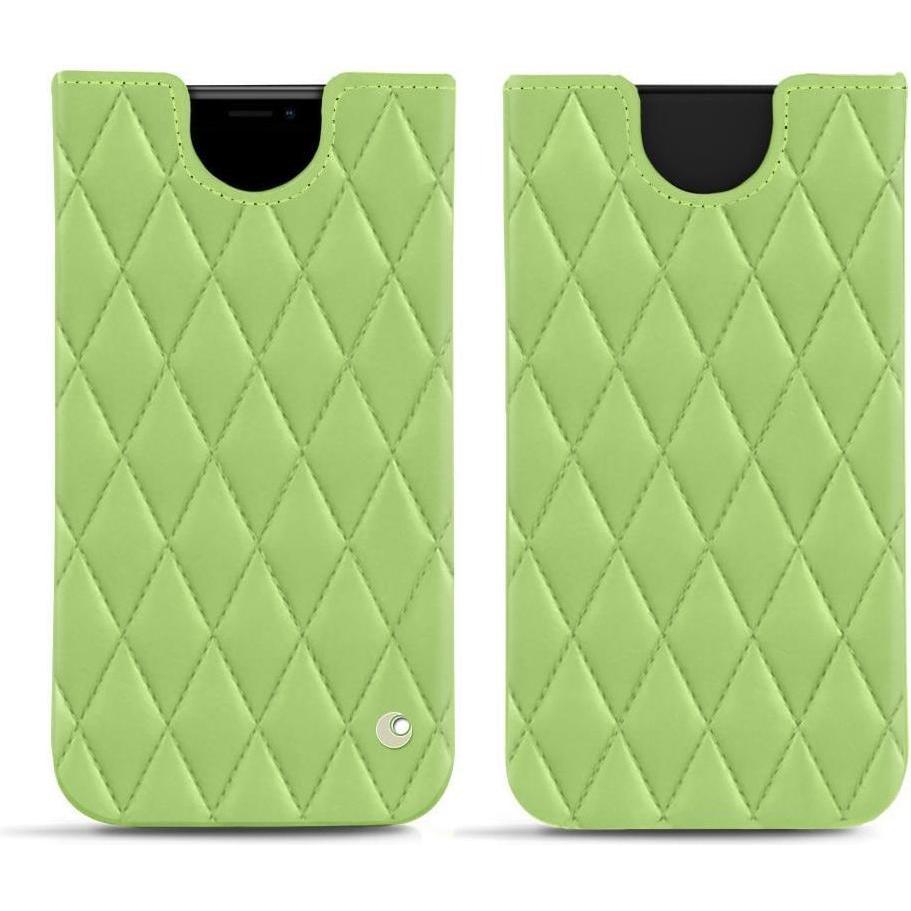 Noreve Lederschutzhülle (Apple iPhone XS Max), Smartphone Hülle, Grün