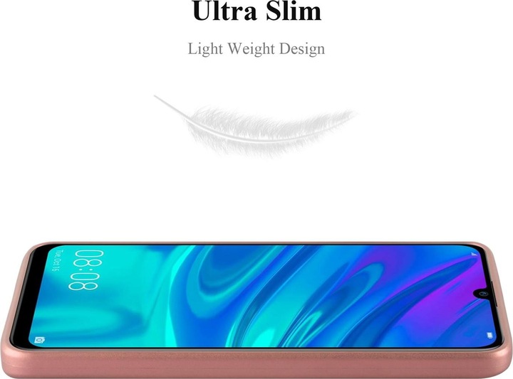 Actual product image Cadorabo TPU Matt Metallic Cover (Huawei P Smart (2019))