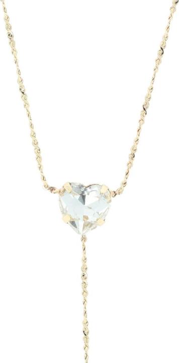 Produktbild Otazu - Love Fusskettchen Crystal Heart - Transparent (Metall, 1 cm)
