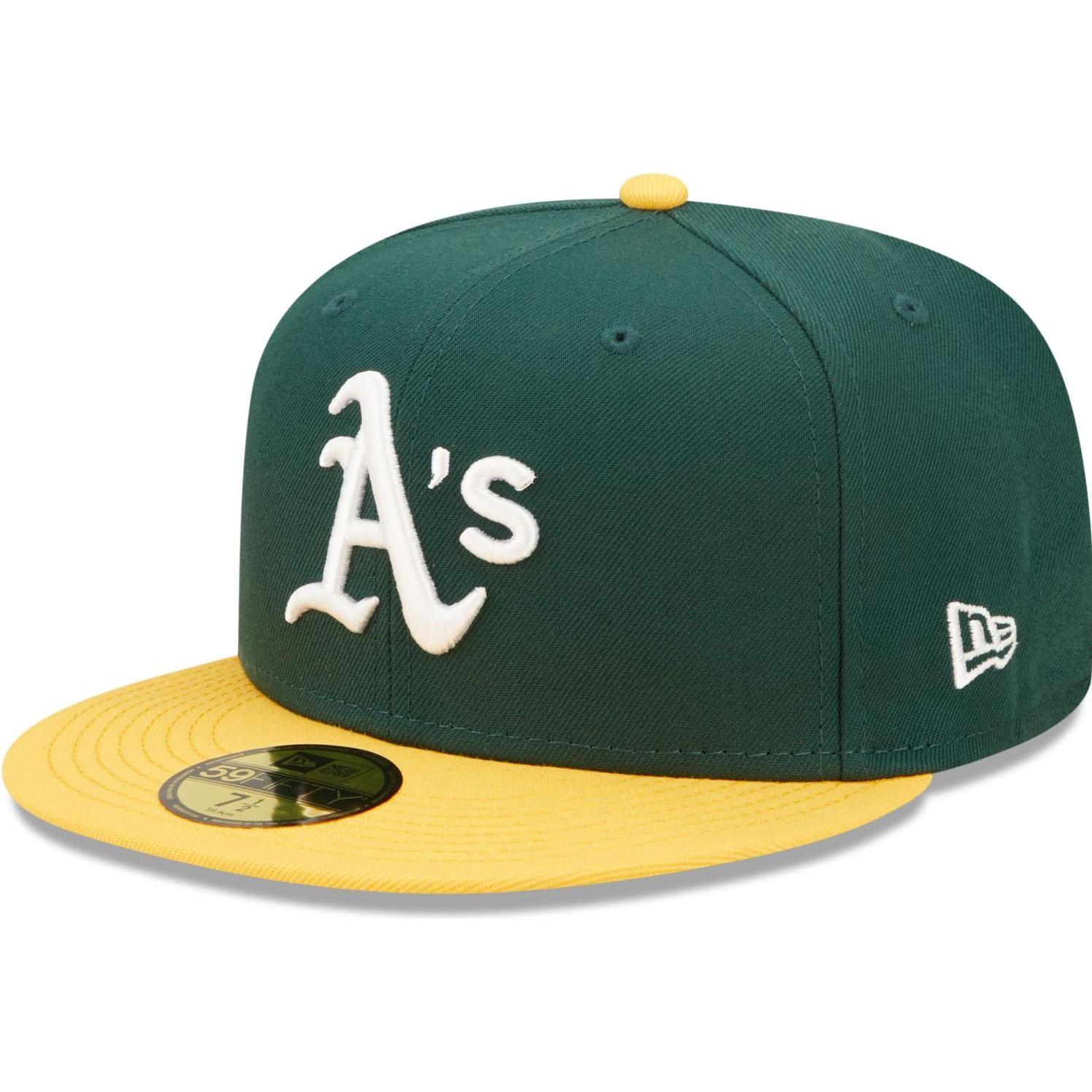 New Era, Herren, Cap, 59Fifty Authentic Onfield Oakland Athletics, Grün, (8)